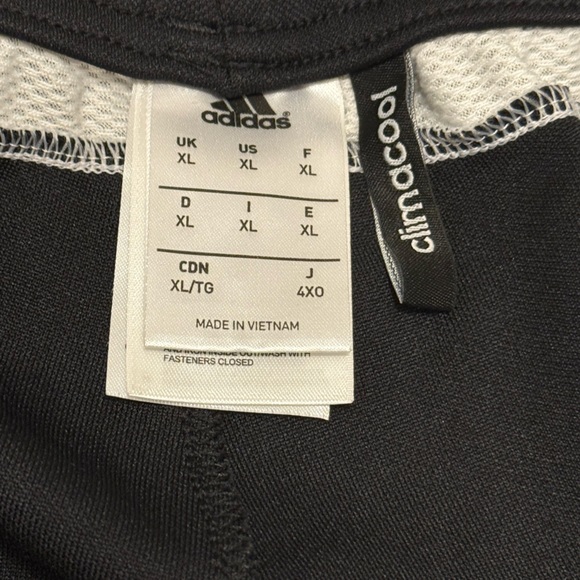 Adidas Black Joggers with White Stripes - Picture 5 of 5